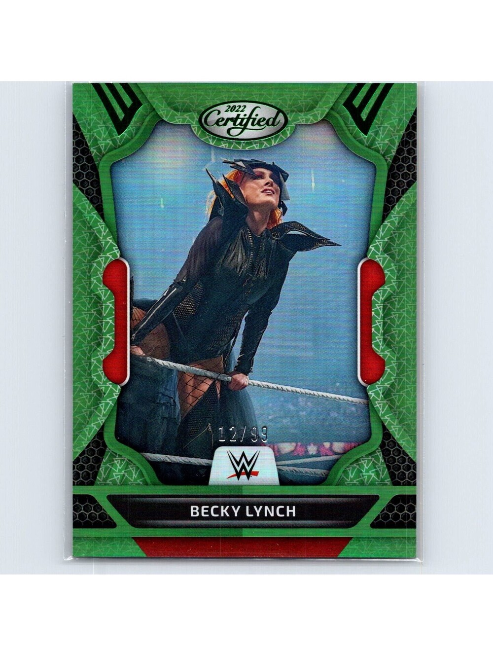 2022 Panini Chronicles WWE - Becky Lynch Certified #229 Green #'d /99